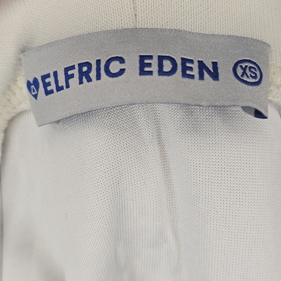 Aelfric Eden Creme Hoodie With Pink Star Detail XSmall - Picture 3 of 4